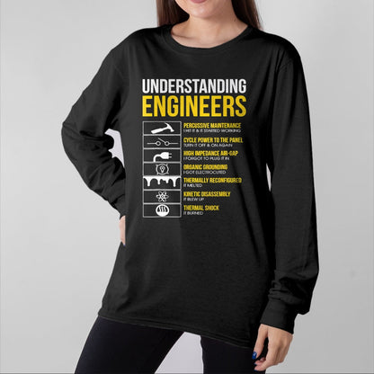 Best Mechanic Life Shirt, Funny Mechanic UnisexT-Shirt/Hoodie/Sweatshirt HLT00 - Understanding Engineers Funny Sarcastic Engineering T-Shirt