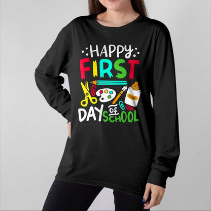 Best Student Shirt, Funny Back To School UnisexT-Shirt/Hoodie/Sweatshirt HLT00 - Happy First Day of School Teacher Back to School Student T-Shirt