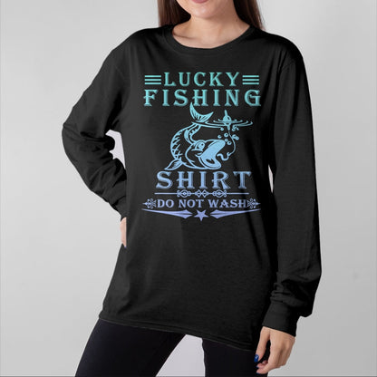 Gift for Dad Shirt, Funny Dad Unisex T-Shirt/Hoodie/Sweatshirt HLT00 – Lucky Fishing Do Not Wash Vintage Fishing Lover T-Shirt