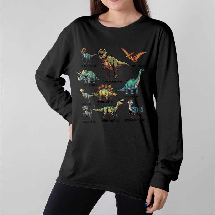 Best Dinosaur Lover Shirt, Funny Dinosaur UnisexT-Shirt/Hoodie/Sweatshirt HLT00 - Womens Vintage Dinosaur Trainer Halloween Costume Retro Sunset Dino V-Neck T-Shirt