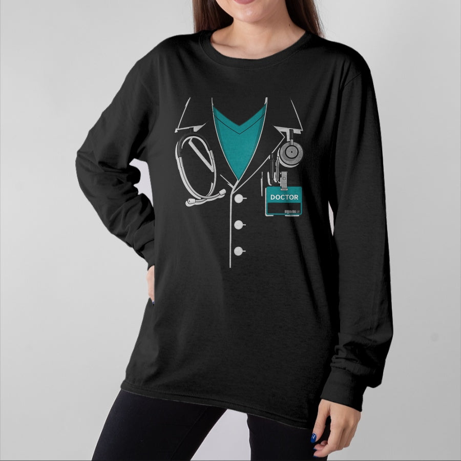 Best Doctor Shirt, Funny Doctor UnisexT-Shirt/Hoodie/Sweatshirt HLT00 - Doctor White Lab Coat  Halloween Costume T-Shirt T-Shirt