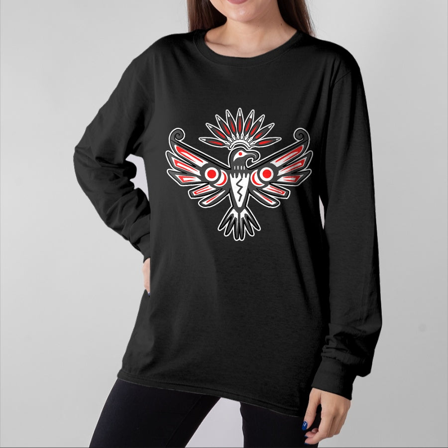 Native American T-Shirts, Vintage Native American Unisex T-Shirt/Hoodie/Sweatshirt HLT00 - Native American Thunderbird Indigenous Peoples Day