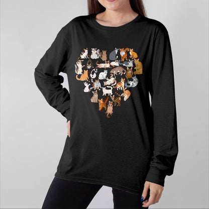 Cat Love Shirt, Funny Cat Lover Gift UnisexT-Shirt/Hoodie/Sweatshirt HLT00 - Cats Love Kitty Nerd Cat Lovely Kitten Lovers T-Shirt