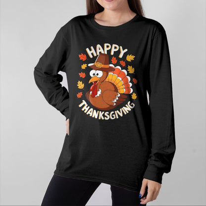 Best Thanksgiving Family Shirt , Funny Thanksgiving UnisexT-Shirt/Hoodie/Sweatshirt HLT00 - Happy Thanksgiving Funny Turkey Family Dinner Thanksgiving T-Shirt, Men, Black, 3X-Large