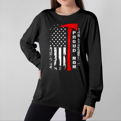 Gift for Mom Shirt, Funny Mom Unisex T-Shirt/Hoodie/Sweatshirt HLT00 - Football Mom My Heart is on That Field Loud And Proud Women T-Shirt