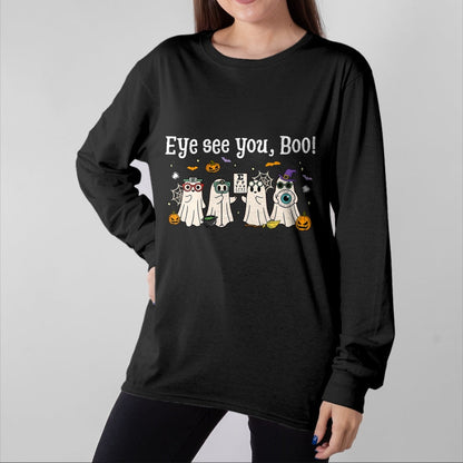 Best Doctor Shirt, Funny Doctor UnisexT-Shirt/Hoodie/Sweatshirt HLT00 - Cute Ghost Optometry Halloween Eye Doctor Ophthalmologist T-Shirt