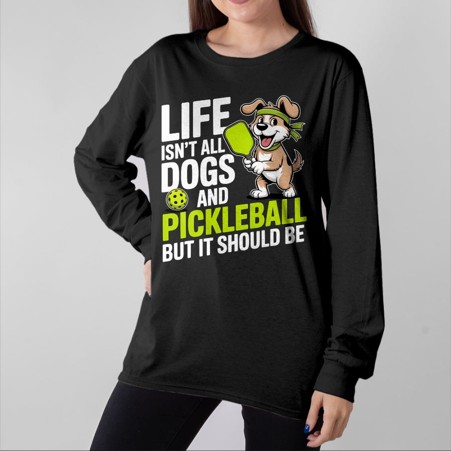 Funny Pickleball Shirt, Pickleball Lover Unisex T-Shirt/Hoodie/Sweatshirt HLT00 - Funny Pickleball Shirt Men Women Player Dog Lover Owner Joke T-Shirt