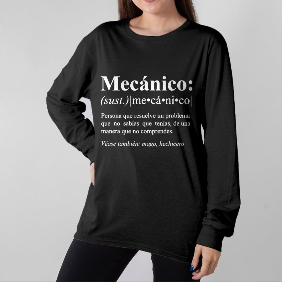 Best Mechanic Life Shirt, Funny Mechanic UnisexT-Shirt/Hoodie/Sweatshirt HLT00 - Funny Gifts for Mechanics in Spanish T-Shirt
