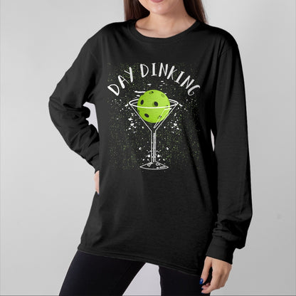 Funny Pickleball Shirt, Pickleball Lover Unisex T-Shirt/Hoodie/Sweatshirt HLT00 - Women's Pickleball Player Paddle Outfit I Pickle Ball Day Dinking V-Neck T-Shirt