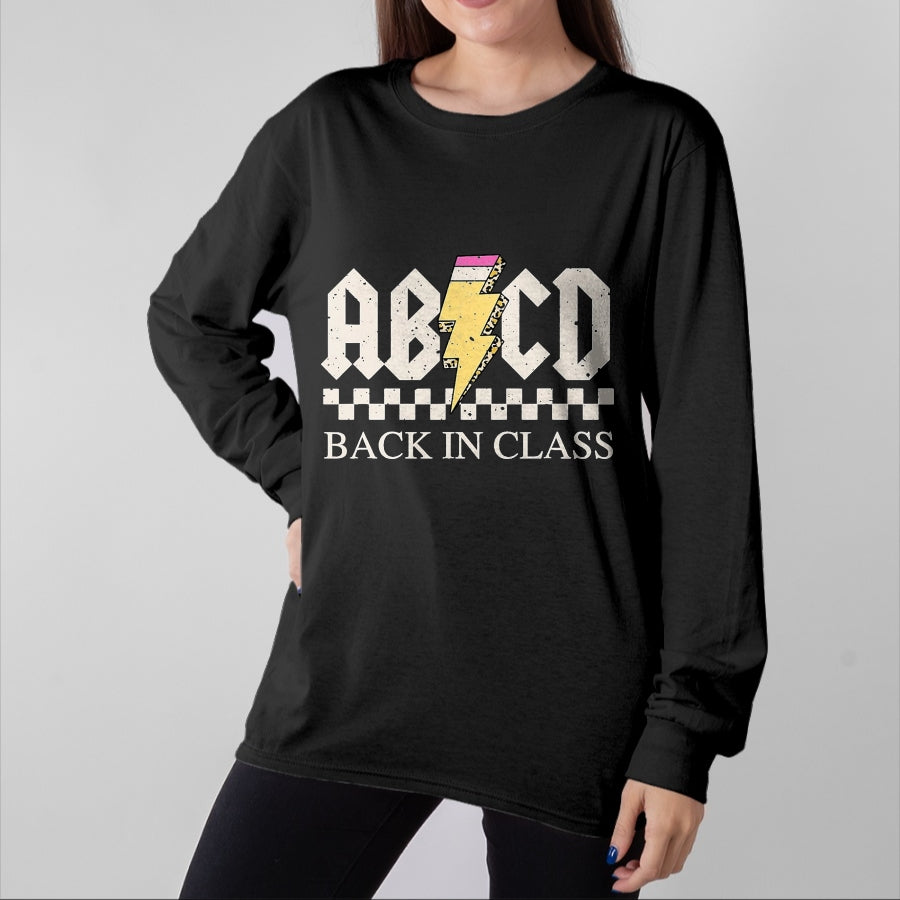 Best Student Shirt, Funny Back To School UnisexT-Shirt/Hoodie/Sweatshirt HLT00 - Boys Girls Teachers Rock Back to School ABCD Back in Class T-Shirt, Men, Black, 3X-Large