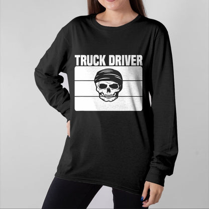Best Truck Driver Life Shirt, Funny Trucker UnisexT-Shirt/Hoodie/Sweatshirt HLT00 - Truck Driver T-Shirt (5)