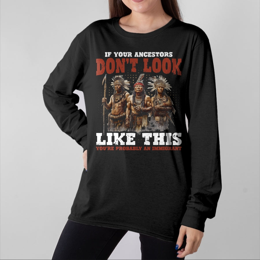 Native American T-Shirts, Vintage Native American Unisex T-Shirt/Hoodie/Sweatshirt HLT00 - Ancestors Native American Native Tribes Pride Indigenous