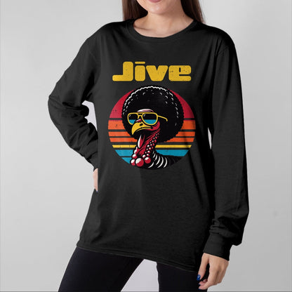 Best Thanksgiving Family Shirt , Funny Thanksgiving UnisexT-Shirt/Hoodie/Sweatshirt HLT00 - Thanksgiving Afro Turkey Jive Vintage 70s Men Women Kids T-Shirt