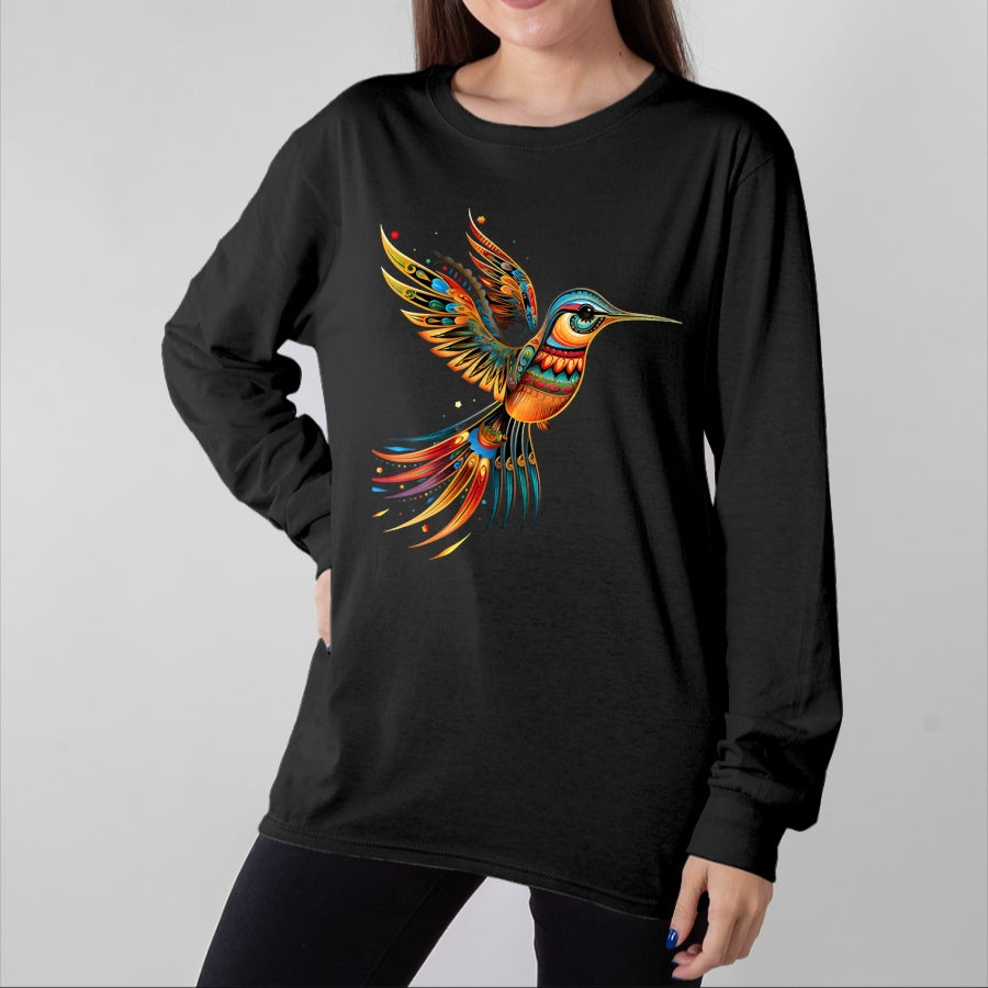 Native American T-Shirts, Vintage Native American Unisex T-Shirt/Hoodie/Sweatshirt HLT00 - Hummingbird Native American Tribal Arts Indian Indigenous