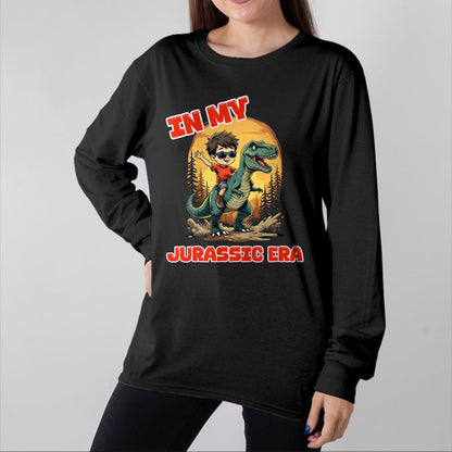 Best Dinosaur Lover Shirt, Funny Dinosaur UnisexT-Shirt/Hoodie/Sweatshirt HLT00 - Kids In My Jurassic Era Boys Dinosaur Kids Birthday T-Rex T-Shirt