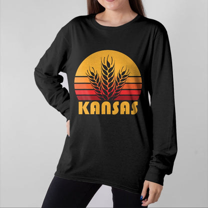 Best Farmer Life Shirt, Funny Farmer UnisexT-Shirt/Hoodie/Sweatshirt HLT00 - Retro Kansas Wheat Shirt, Vintage Grain Farming Tee Gift T-Shirt