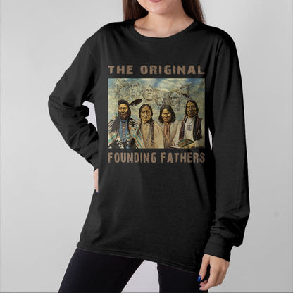 Native American T-Shirts, Vintage Native American Unisex T-Shirt/Hoodie/Sweatshirt HLT00 - Native American Original Founding Fathers