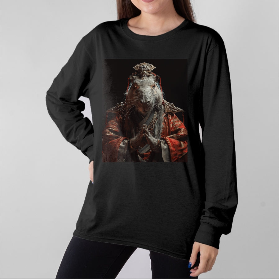Cute Capybara Shirt, Funny Capybara Unisex T-Shirt/Hoodie/Sweatshirt HLT00 - Funny Graphic Capybara Long Sleeve T-Shirt (12)