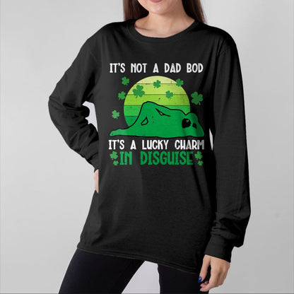 Gift for Dad Shirt, Funny Dad Unisex T-Shirt/Hoodie/Sweatshirt HLT00 – St Patricks Day Not Dad Bod Lucky Charm Saint Pattys Men T-Shirt
