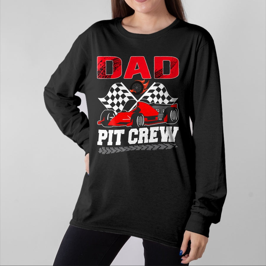Best Thanksgiving Family Shirt , Funny Thanksgiving UnisexT-Shirt/Hoodie/Sweatshirt HLT00 - Dad Pit Crew Racing Family Race Car Birthday Boy T-Shirt