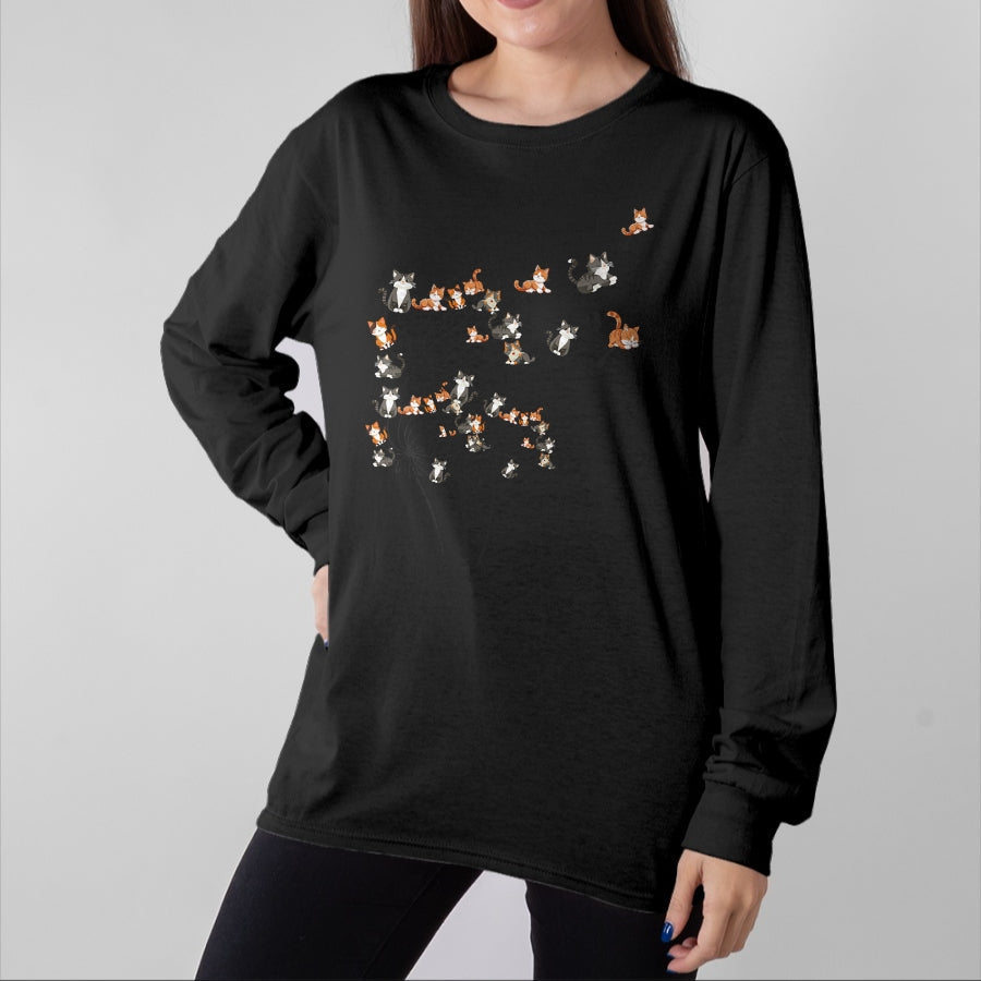 Cat Love Shirt, Funny Cat Lover Gift UnisexT-Shirt/Hoodie/Sweatshirt HLT00 - Cat Shirt Cat Shirts for Women Girls Cute Dandelion T-Shirt (1)
