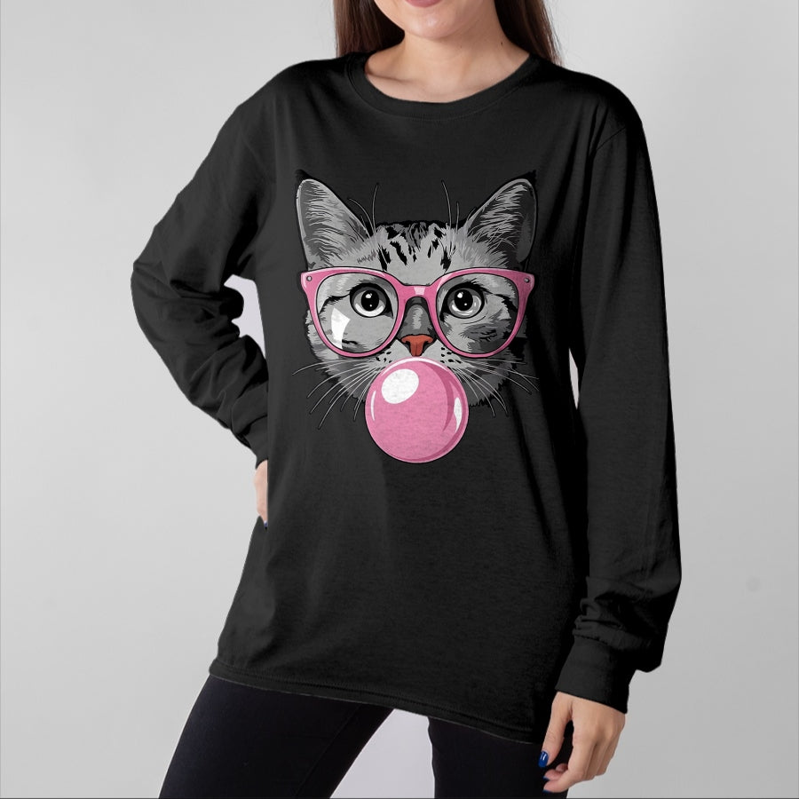 Cat Love Shirt, Funny Cat Lover Gift UnisexT-Shirt/Hoodie/Sweatshirt HLT00 - Cute Cat T Shirt Women Funny Cat Lovers T-Shirt, Men, Black, 3X-Large