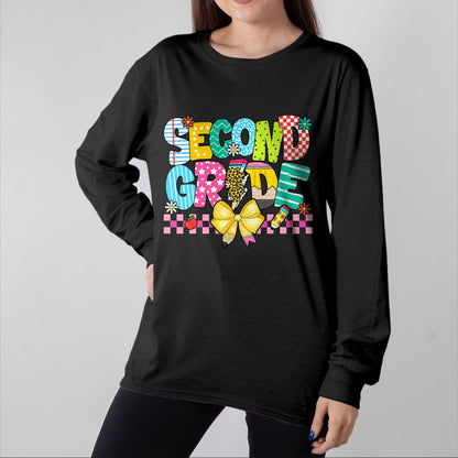 Best Student Shirt, Funny Back To School UnisexT-Shirt/Hoodie/Sweatshirt HLT00 - 2nd Grade For Girls Boy Teacher Second Grade Back to School T-Shirt