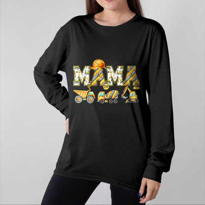 Best Thanksgiving Family Shirt , Funny Thanksgiving UnisexT-Shirt/Hoodie/Sweatshirt HLT00 - Funny Mama Construction Excavator Tee Matching Family Birthday Party T Shirts