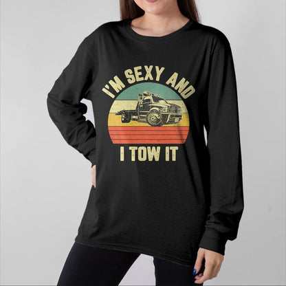 Best Truck Driver Life Shirt, Funny Trucker UnisexT-Shirt/Hoodie/Sweatshirt HLT00 - Tow Truck Driver Shirt Funny Towing Car Flat Bed Tow Truck T-Shirt