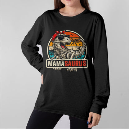 Best Dinosaur Lover Shirt, Funny Dinosaur UnisexT-Shirt/Hoodie/Sweatshirt HLT00 - Funny Mom Mamasaurus Skeleton T Rex Dinosaur T-Shirt