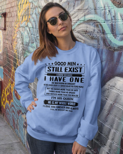 January - Good men Still Exist - gift for your girlfriend, wife from Husband - NINA01 (SKU-GM-01)