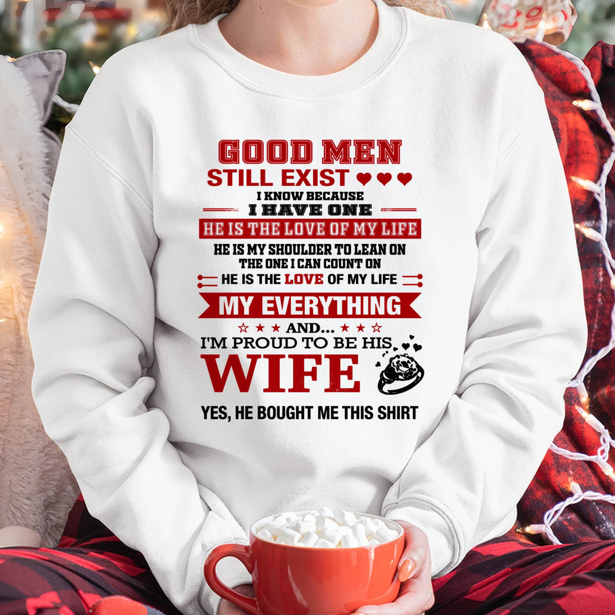 "My Husband Is The Love Of My Life" – The Special T - Shirt From Husband – NINA00 (SKU2605-364-00)