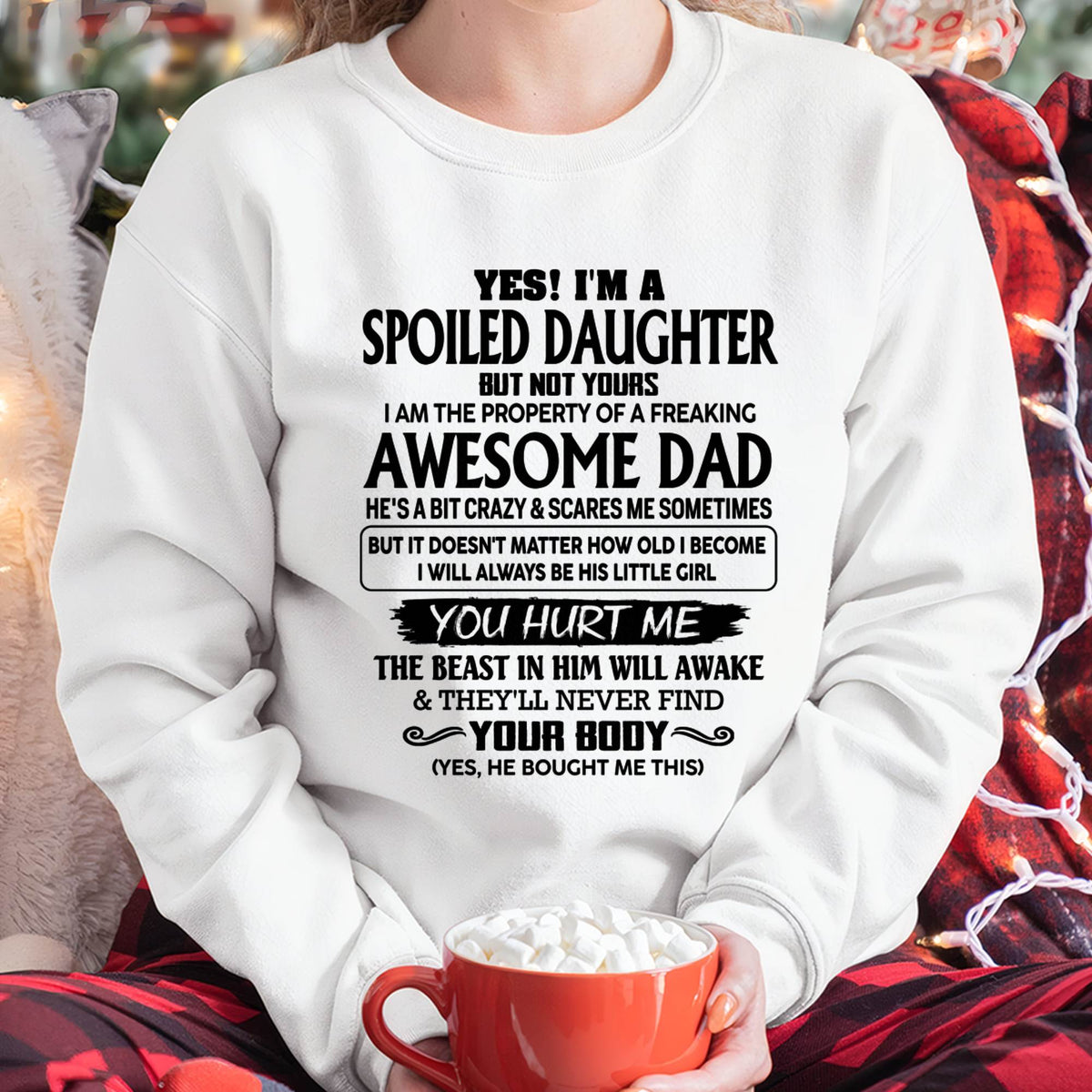 "I WILL ALWAYS BE LITTLE GIRL OF MY DAD" – SPECIAL GIFT FROM DAD – NINA00 (SKU2607-107-00)