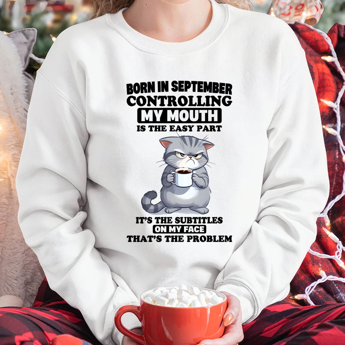 SEPTEMBER - CONTROLLING MY MOUTH IS THE EASY PART IT’S THE SUBTITLES ON MY FACE THAT’S THE PROBLEM - FMA - NINA09 (SKU2604-191-09)