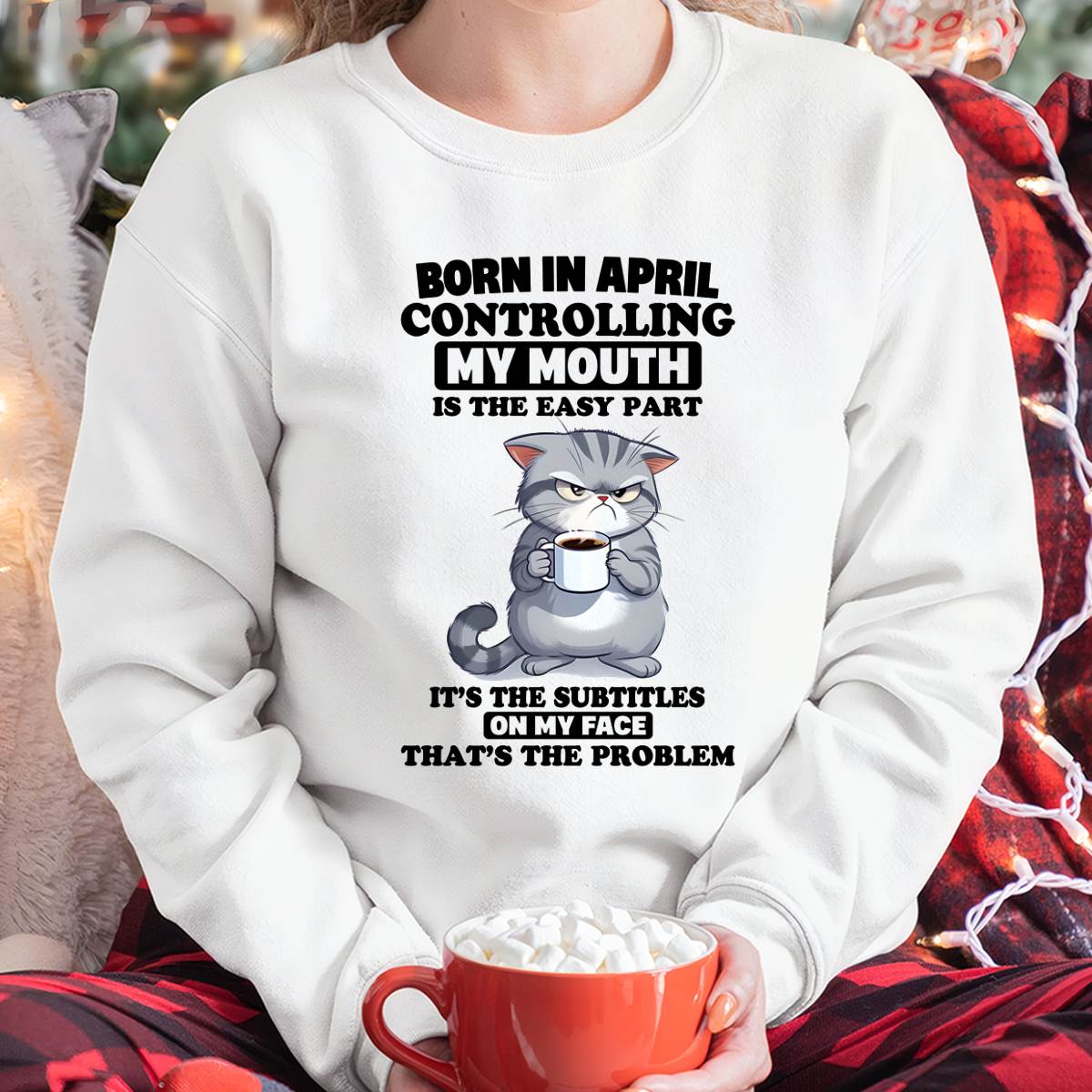 APRIL - CONTROLLING MY MOUTH IS THE EASY PART IT’S THE SUBTITLES ON MY FACE THAT’S THE PROBLEM - FMA - NINA04 (SKU2604-191-04)