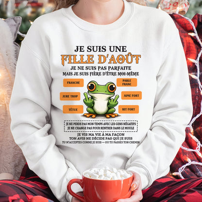 JE SUIS UNE FILLE D’AOÛT      - fma NINA08 / fr08 (SKU2603-02-08)