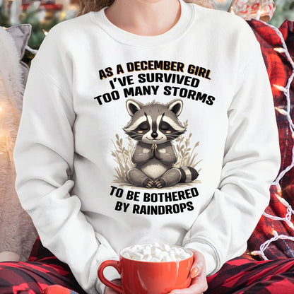DECEMBER - I’VE SURVIVED TOO MANY STORMS TO BE BOTHERED BY RAINDROPS - FMA - NINA12 (SKU2604-26-12)
