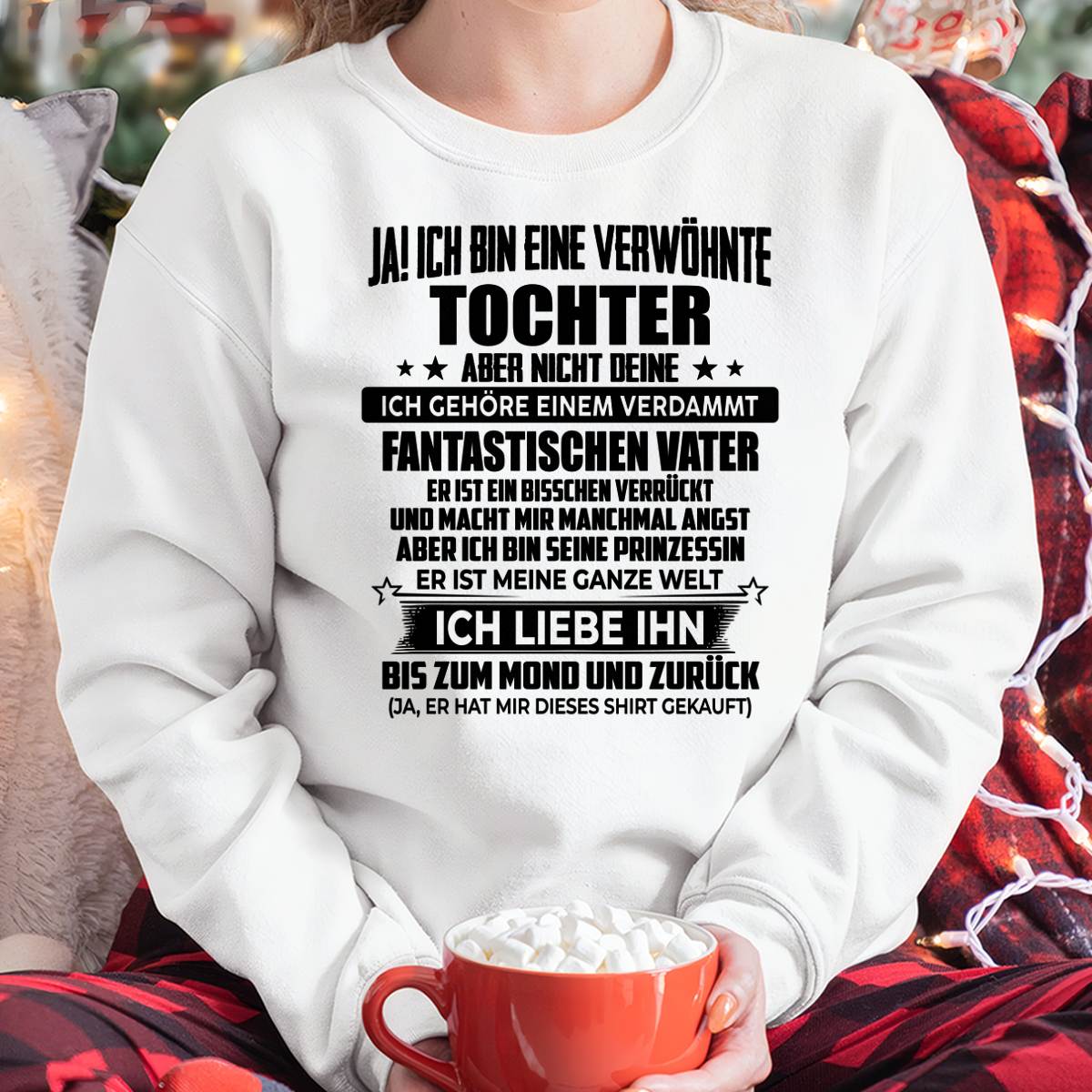 ICH GEHÖRE EINEM VERDAMMT FANTASTISCHEN VATER - Perfektes Geschenk für deine Tochter - GER/NINA00 (SKU2606-188-00)