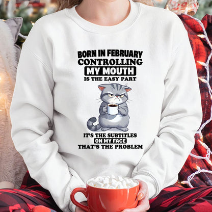 FEBRUARY - CONTROLLING MY MOUTH IS THE EASY PART IT’S THE SUBTITLES ON MY FACE THAT’S THE PROBLEM - FMA - NINA02 (SKU2604-191-02)