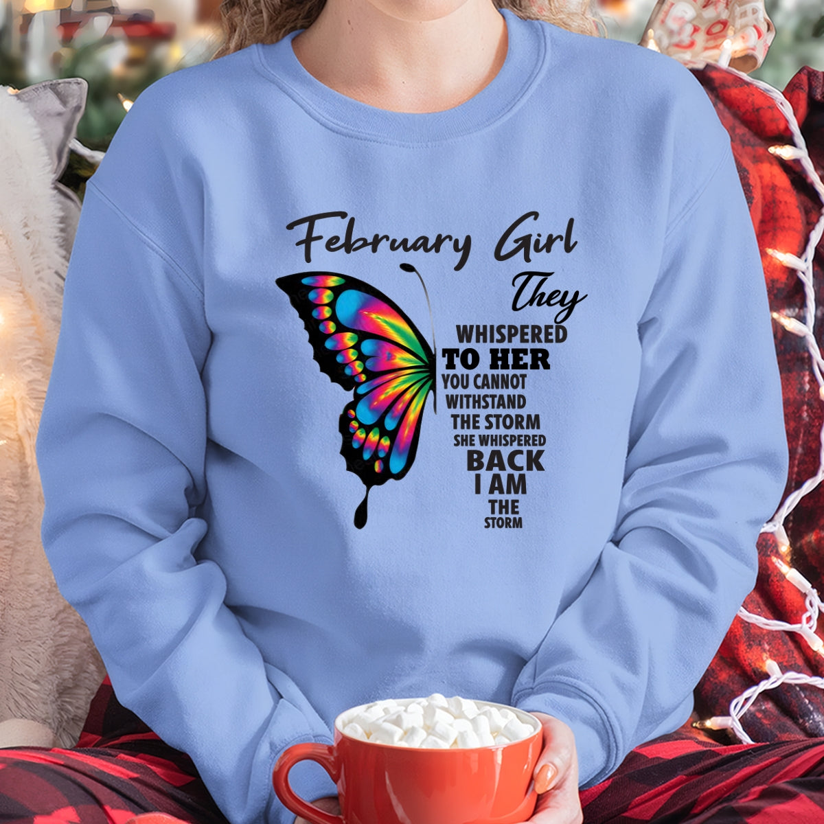 FEBRUARY GIRL, THEY WHISPERED TO HER YOU CANNOT WITHSTAND THE STORM SHE WHISPERED BACK I AM THE STORM – NINA02 fma ( SKU26T-01297-02)