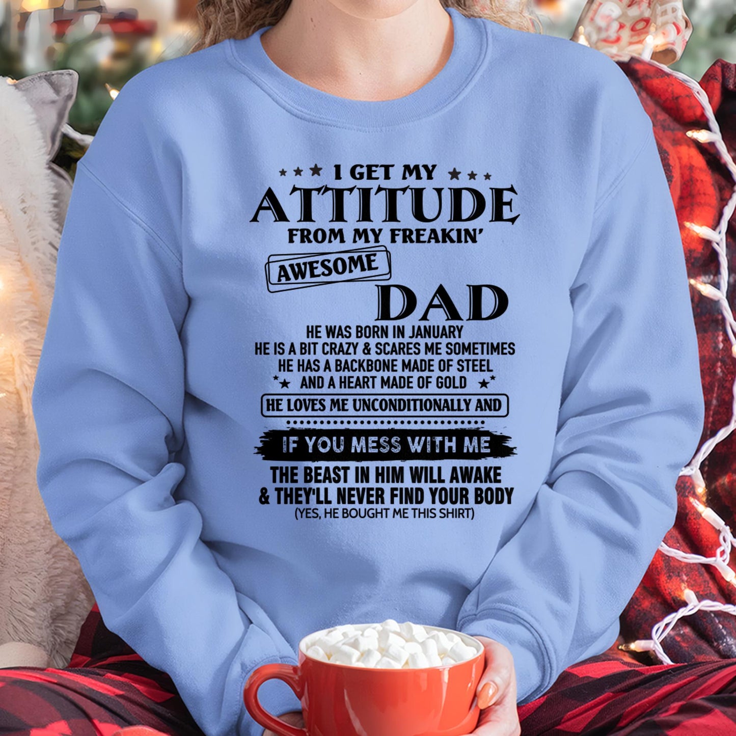 January - Gift For Son and Daughter From Dad - NINA01 - (SKU-TDADC-01)