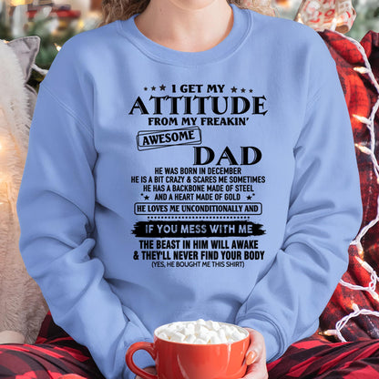 December - Gift For Son and Daughter From Dad - NINA12 - (SKU-TDADC-12)