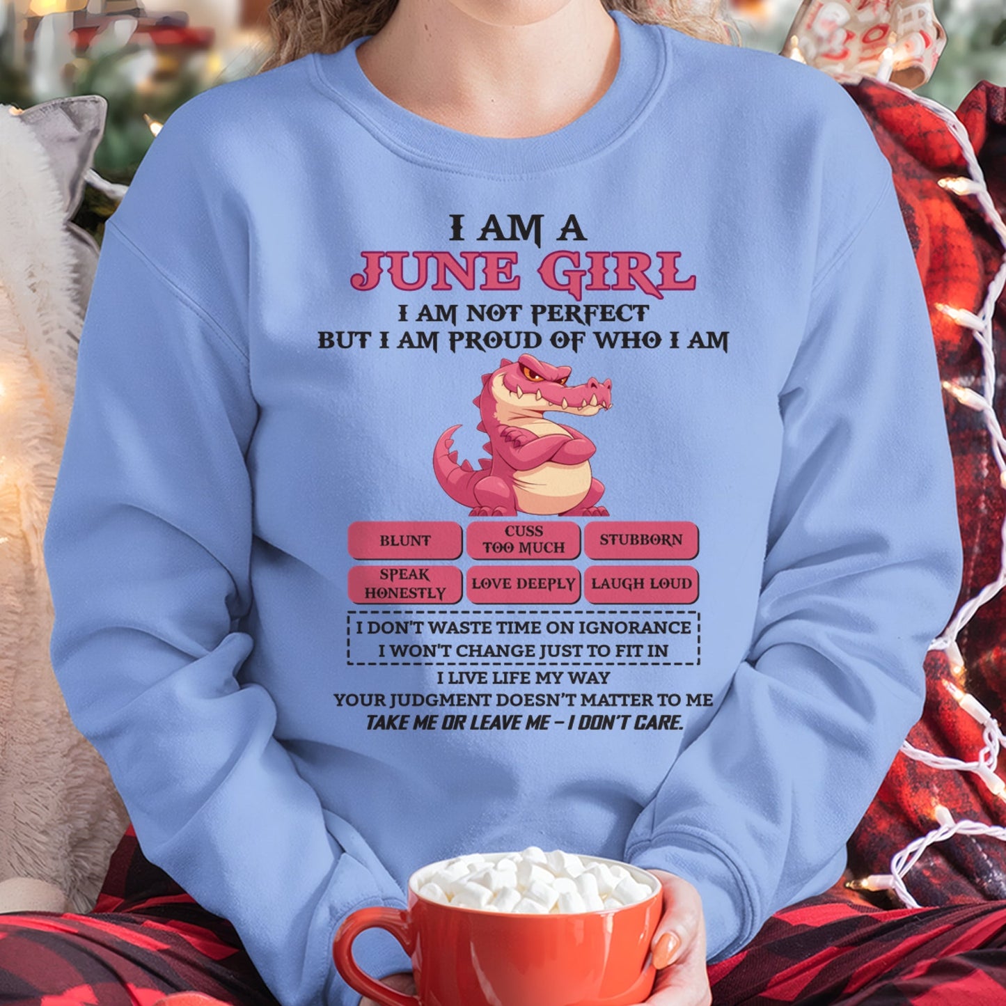 June Girl Shirt – Birthday Gift for Women - NINA06 FMA (SKU10-80-06)