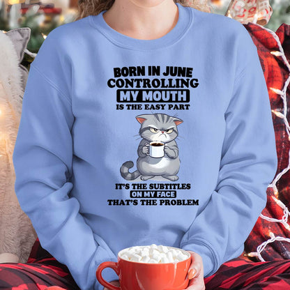 JUNE - CONTROLLING MY MOUTH IS THE EASY PART IT’S THE SUBTITLES ON MY FACE THAT’S THE PROBLEM - FMA - NINA06 (SKU2604-191-06)