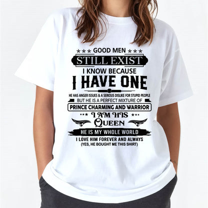 GOOD MEN STILL EXIST I KNOW BECAUSE I HAVE ONE - FROM HUSBAND - NINA00 (SKU12-307-00)