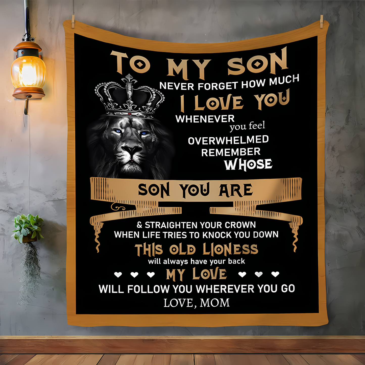 Special Gift For Your Son Blanket - From Mom