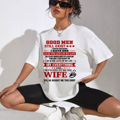 "My Husband Is The Love Of My Life" – The Special T - Shirt From Husband – NINA00 (SKU2605-364-00)