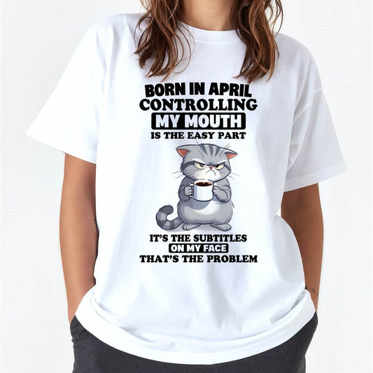 APRIL - CONTROLLING MY MOUTH IS THE EASY PART IT’S THE SUBTITLES ON MY FACE THAT’S THE PROBLEM - FMA - NINA04 (SKU2604-191-04)