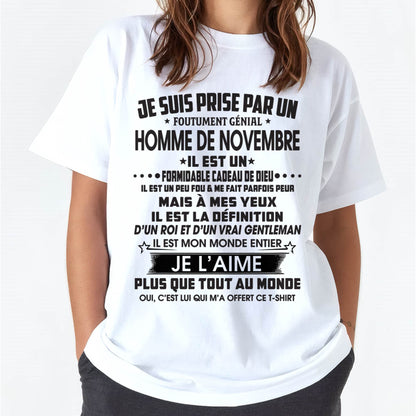 NOVEMBRE – MAIS À MES YEUX, IL EST LA DÉFINITION D’UN ROI ET D’UN VÉRITABLE GENTLEMAN – DE SON MARI - FR11/NINA11 (SKU2602-14-11)