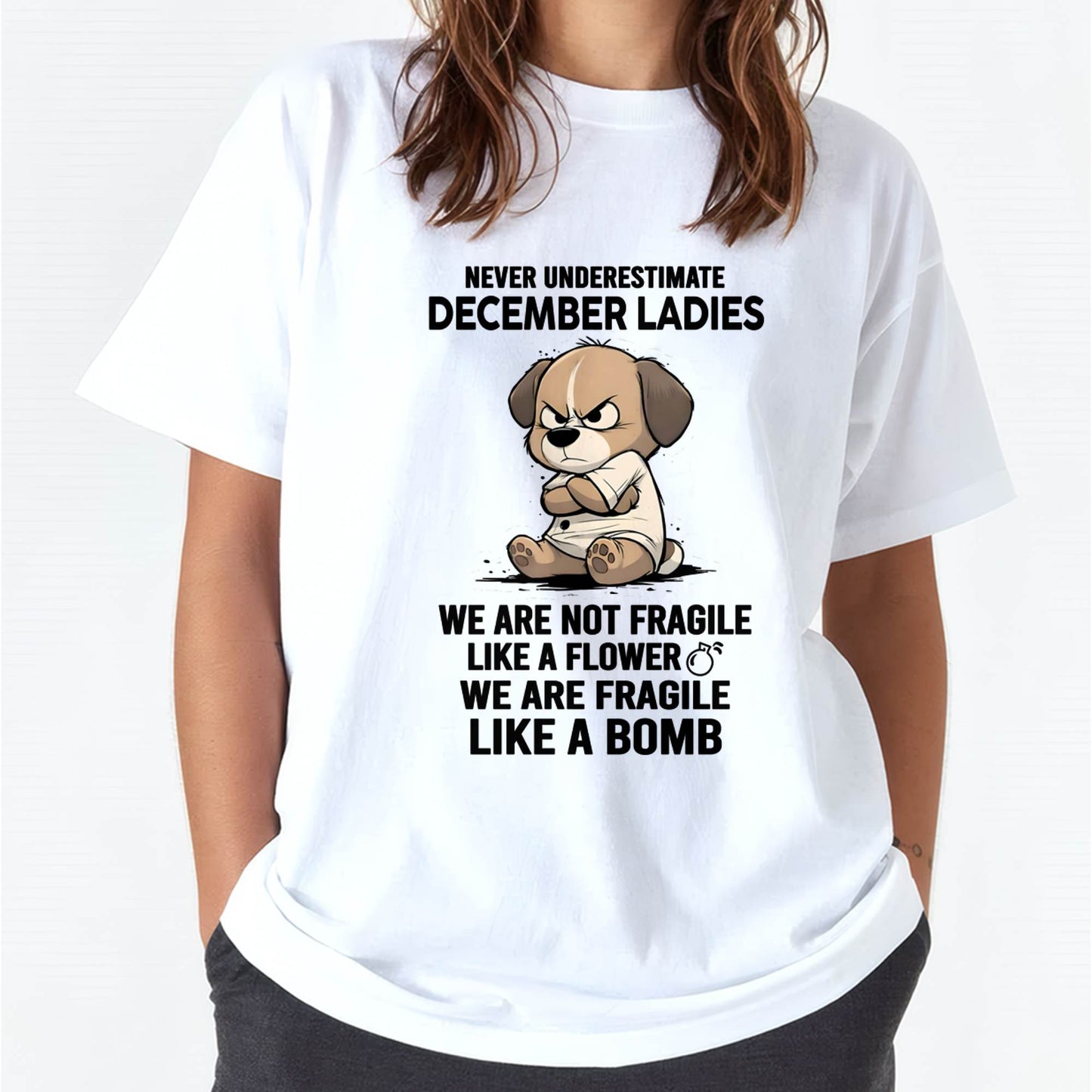 DECEMBER - WE ARE NOT FRAGILE LIKE A FLOWER WE ARE FRAGILE LIKE A BOMB - FMA - NINA12 (SKU2603-351-12)